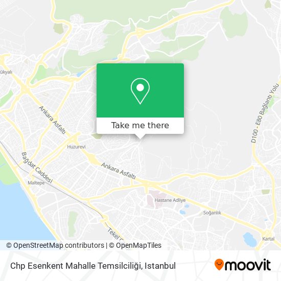 Chp Esenkent Mahalle Temsilciliği map