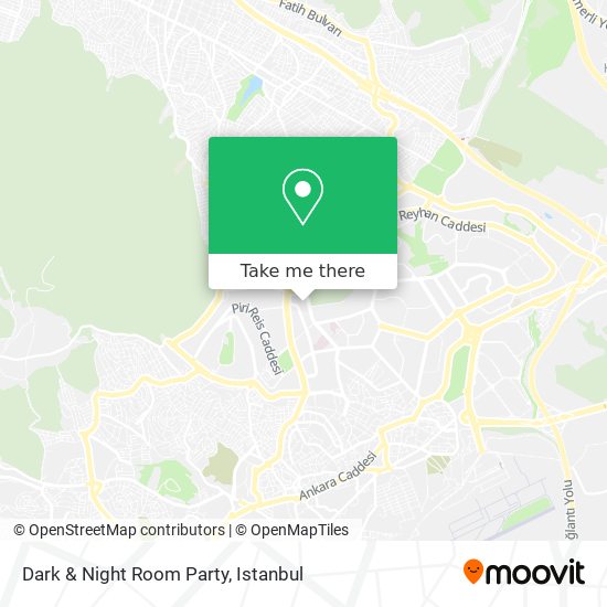 Dark & Night Room Party map