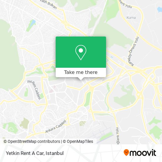 Yetkin Rent A Car map