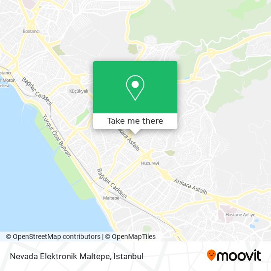 Nevada Elektronik Maltepe map