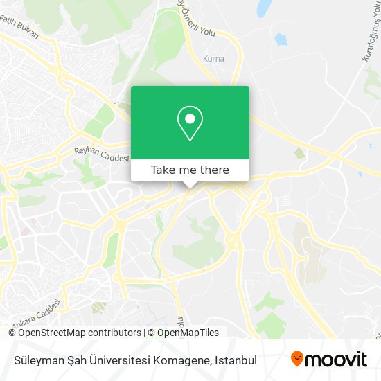 Süleyman Şah Üniversitesi Komagene map