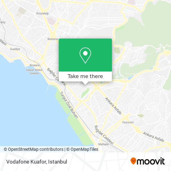 Vodafone Kuafor map
