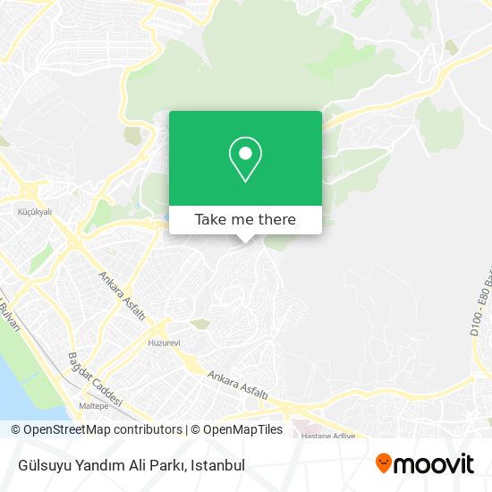 Gülsuyu Yandım Ali Parkı map