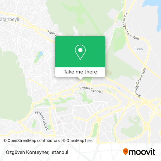 Özgüven Konteyner map
