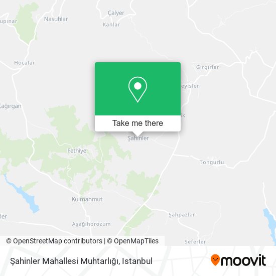 Şahinler Mahallesi Muhtarlığı map
