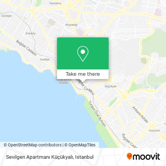 Sevilgen Apartmanı Küçükyalı map