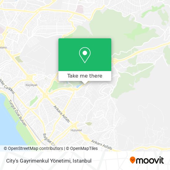 City's Gayrimenkul Yönetimi map