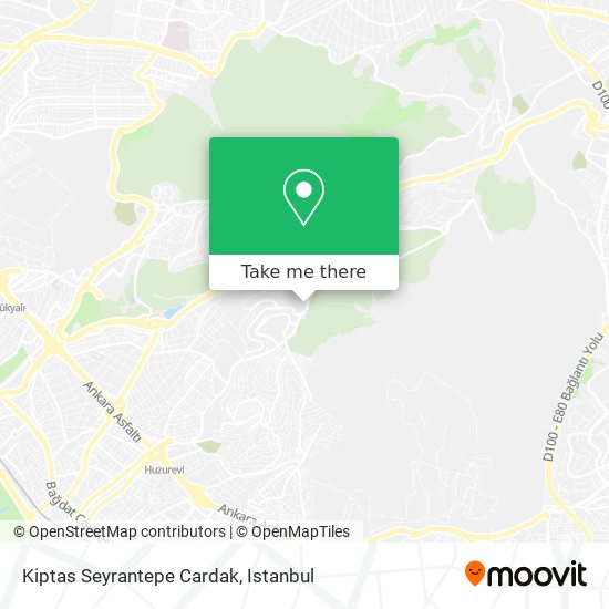 Kiptas Seyrantepe Cardak map