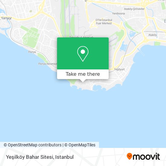 Yeşilköy Bahar Sitesi map