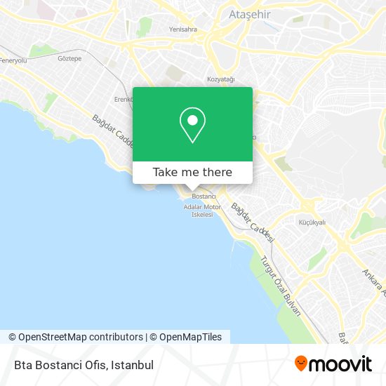 Bta Bostanci Ofis map