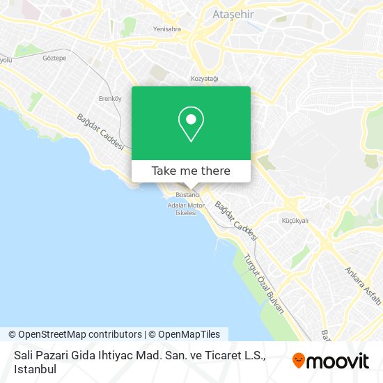 Sali Pazari Gida Ihtiyac Mad. San. ve Ticaret L.S. map