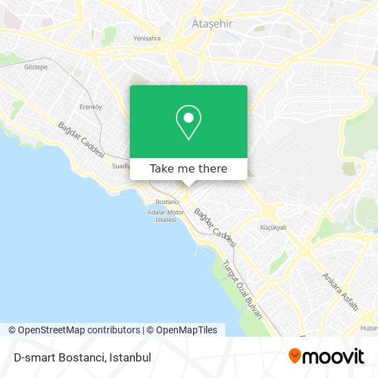 D-smart Bostanci map