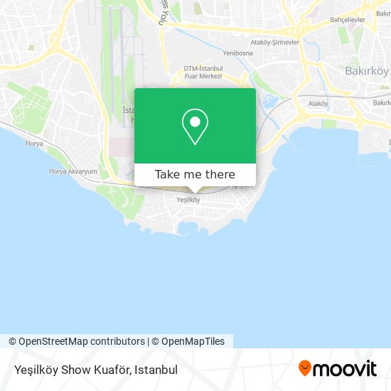 Yeşilköy Show Kuaför map