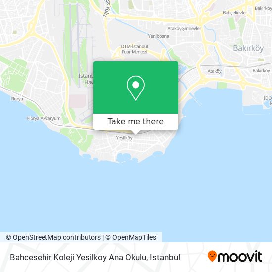 Bahcesehir Koleji Yesilkoy Ana Okulu map