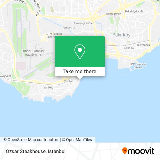 Özsar Steakhouse map