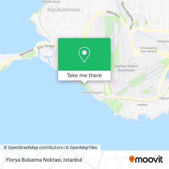 Florya Bulusma Noktasi map