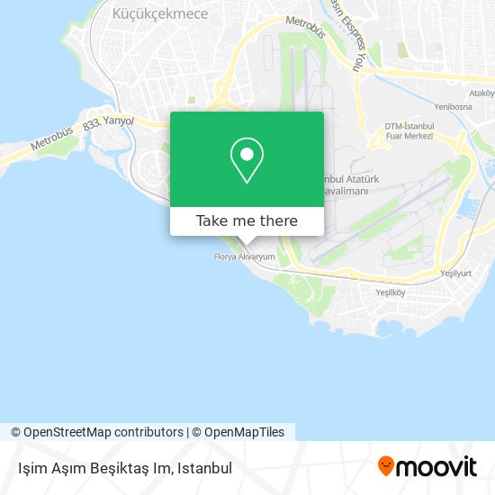 Işim Aşım Beşiktaş Im map