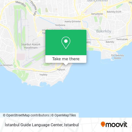 İstanbul Guide Language Center map