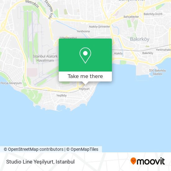 Studio Line Yeşilyurt map