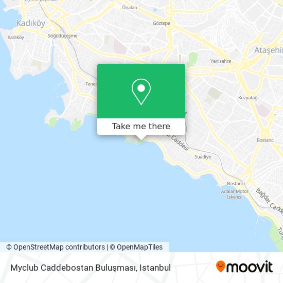 Myclub Caddebostan Buluşması map