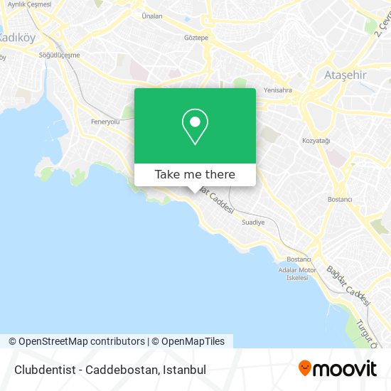 Clubdentist - Caddebostan map