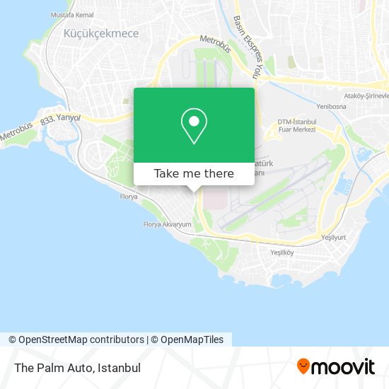 The Palm Auto map