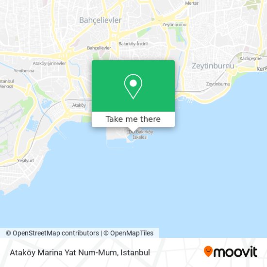 Ataköy Marina Yat Num-Mum map