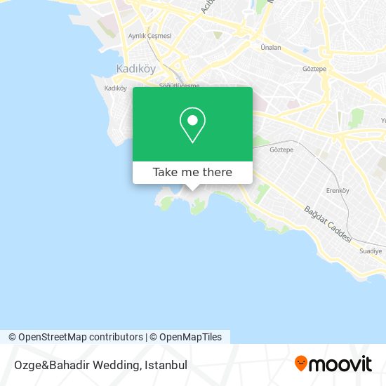 Ozge&Bahadir Wedding map