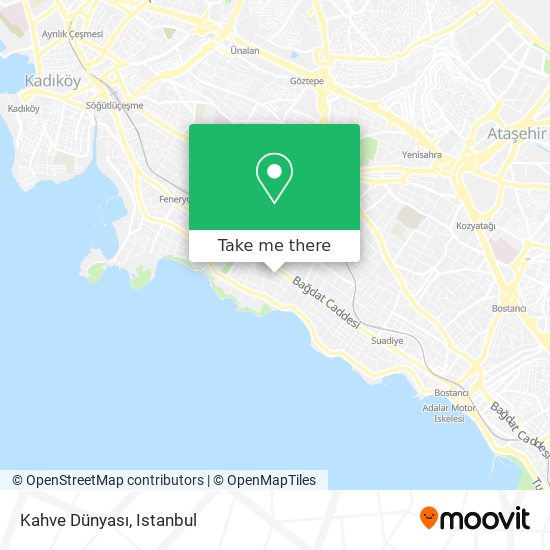 Kahve Dünyası map