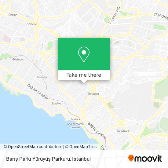 Barış Parkı Yürüyüş Parkuru map