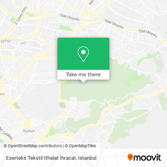 Eserteks Tekstil Ithalat Ihracat map