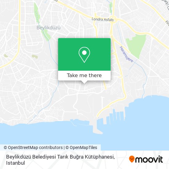 Beylikdüzü Belediyesi Tarık Buğra Kütüphanesi map