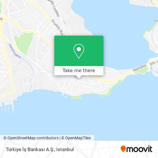 Türkiye İş Bankası A.Ş. map