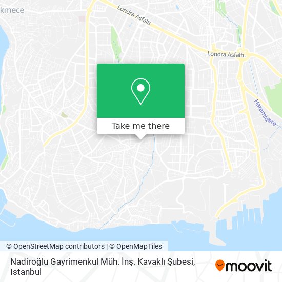 Nadiroğlu Gayrimenkul Müh. İnş. Kavaklı Şubesi map