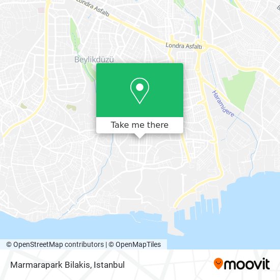 Marmarapark Bilakis map