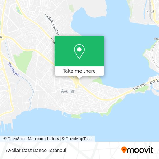 Avcilar Cast Dance map