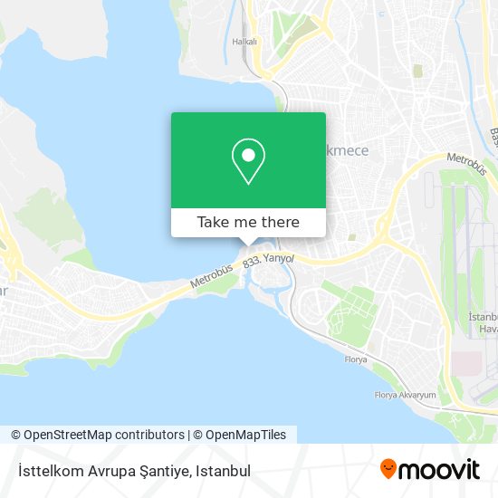 İsttelkom Avrupa Şantiye map