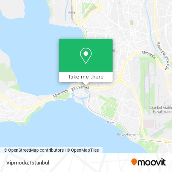 Vipmoda map