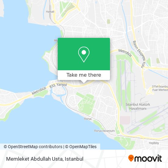 Memleket Abdullah Usta map