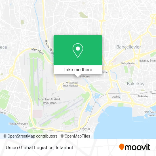 Unico Global Logistics map
