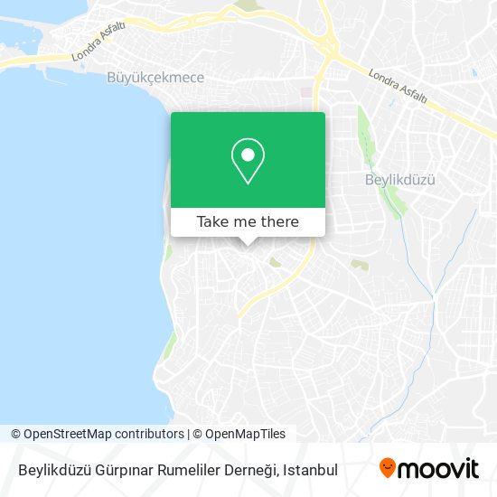 Beylikdüzü Gürpınar Rumeliler Derneği map
