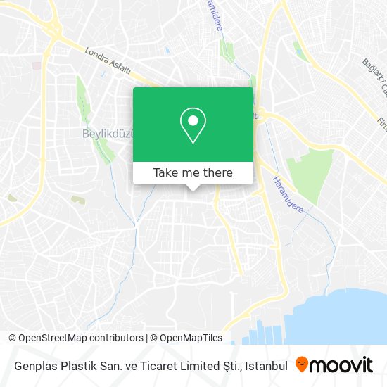 Genplas Plastik San. ve Ticaret Limited Şti. map