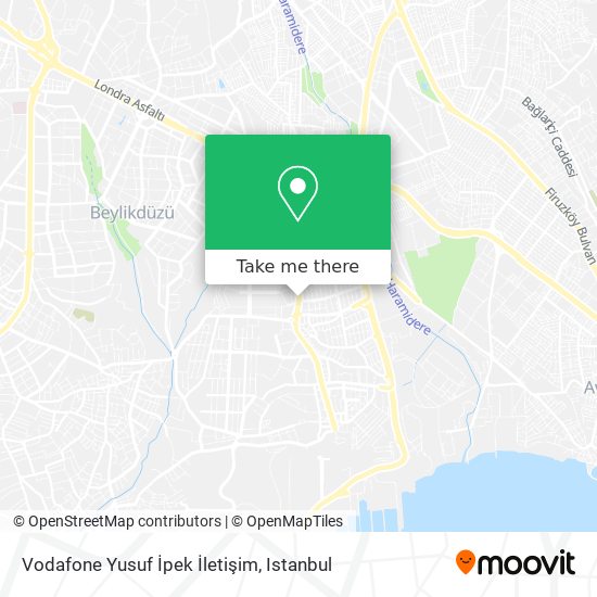 Vodafone Yusuf İpek İletişim map