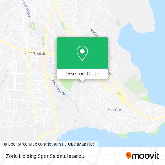 Zorlu Holding Spor Salonu map