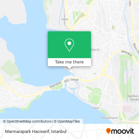 Marmarapark Haciserif map