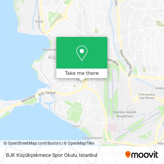 BJK Küçükçekmece Spor Okulu map