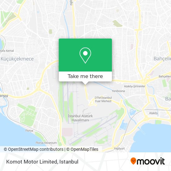 Komot Motor Limited map