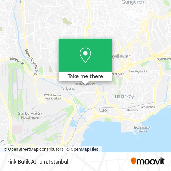 Pink Butik Atrium map