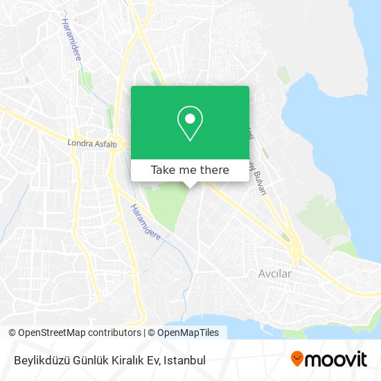 Beylikdüzü Günlük Kiralık Ev map