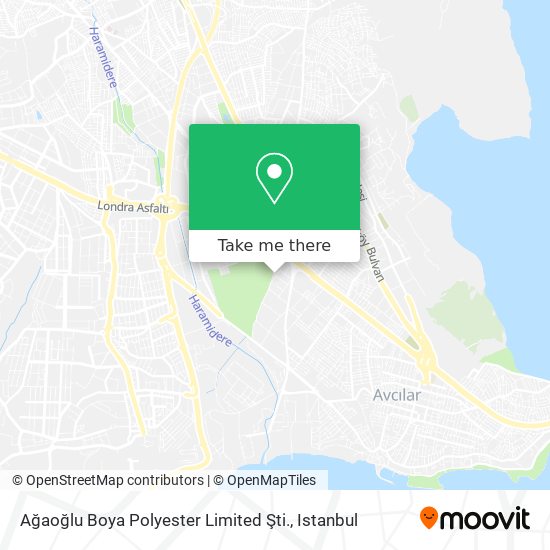 Ağaoğlu Boya Polyester Limited Şti. map